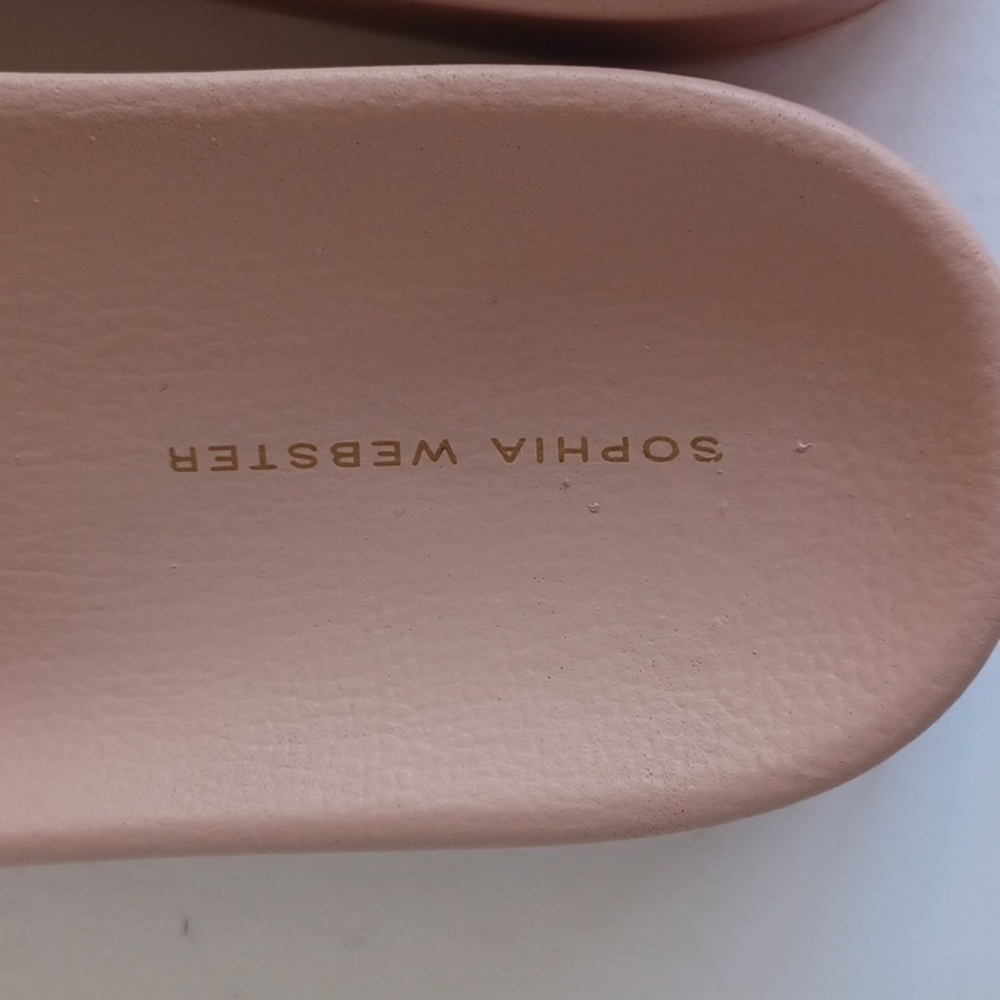 Sophia Webster Dina Gem Embellished Slip On Slide Sandals SZ 8 NWOT - Picture 11 of 16